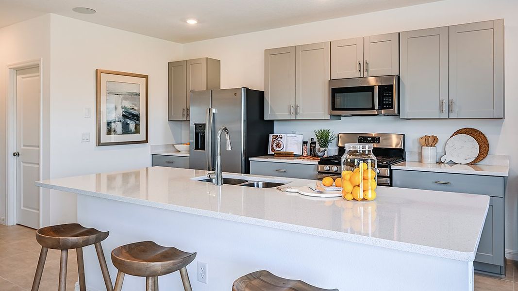 Furnished interior view inside a new home in Waterstone, Groveland (Image 7).