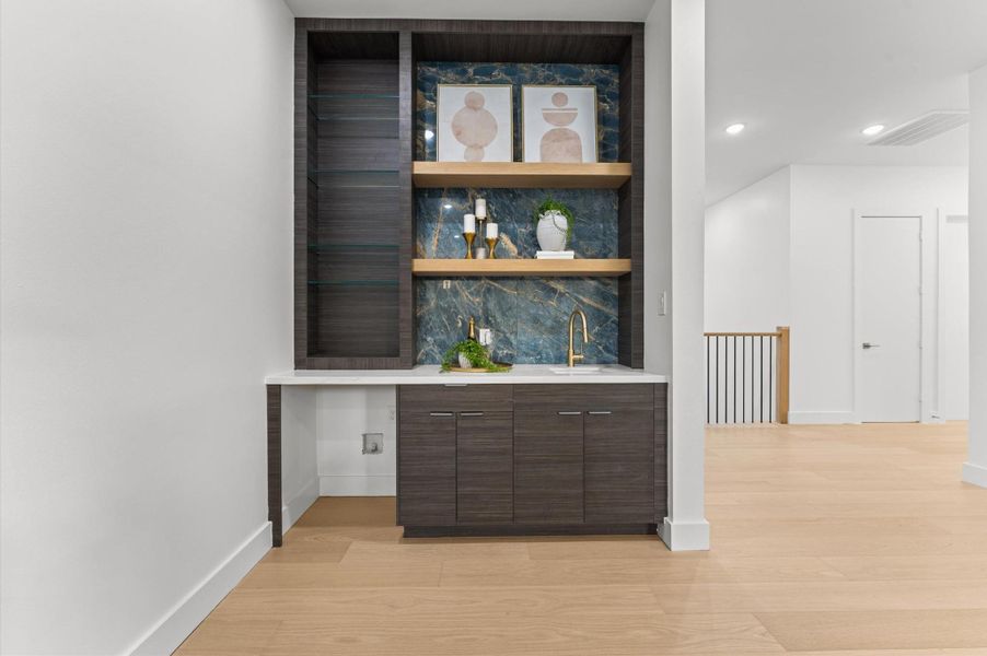 Furnished interior view inside a new home in , Houston (Image 30).