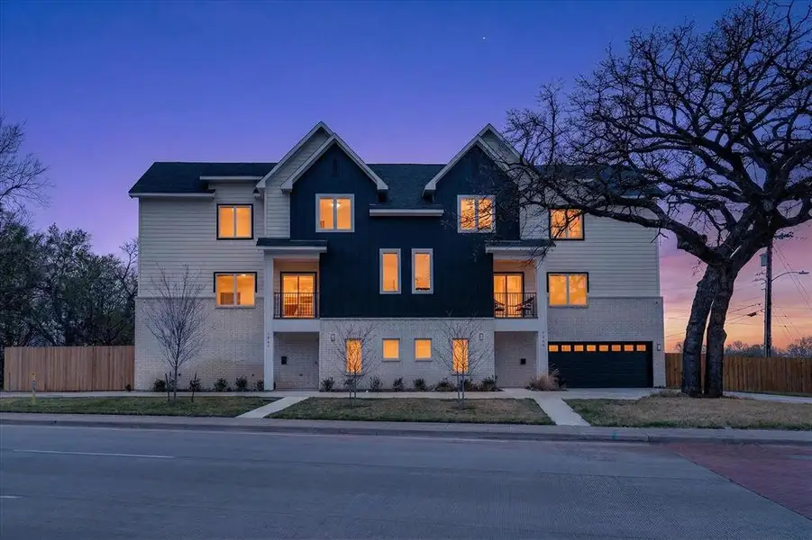 Front exterior of a new home in , Dallas, TX, highlighting curb appeal (Image 23).