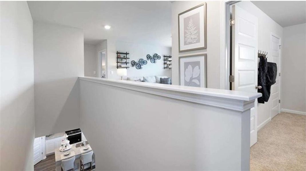 Furnished interior view inside a new home in The Reserve at Calcutta, Stockbridge (Image 18).
