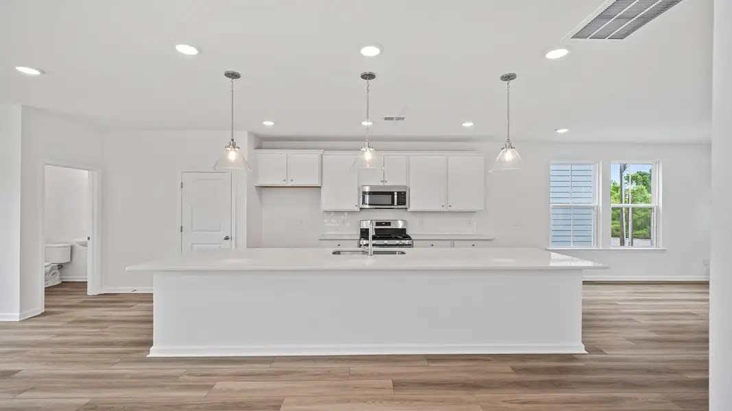 Furnished interior view inside a new home in Park Circle Townhomes, North Charleston (Image 4).