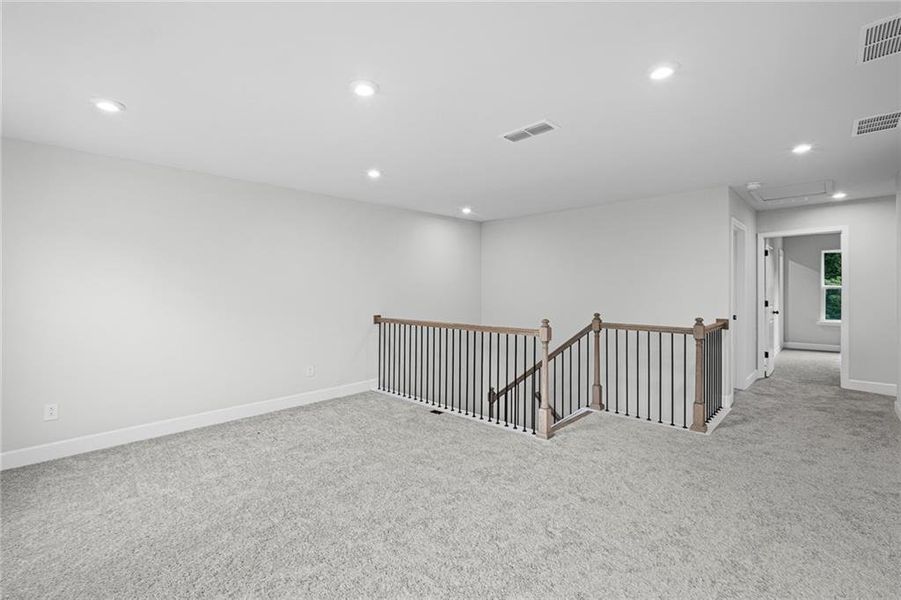 Spacious, unfurnished interior of a new home in Oakwood, Cumming (Image 30). Spacious, unfurnished interior of a new home in Oakwood, Cumming (Image 30).