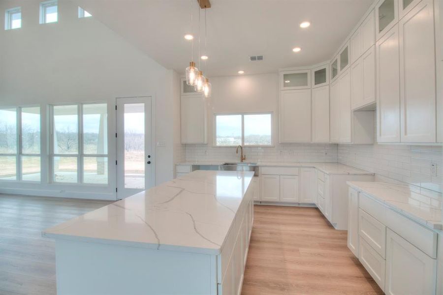 Furnished interior view inside a new home in , Sunset (Image 12).