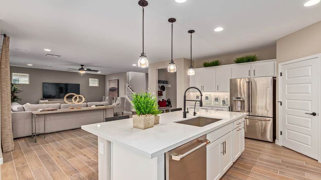 Representative furnished interior of a home built from the Paisley by Taylor Morrison in Paradisi Discovery Collection, Surprise (Image 12).