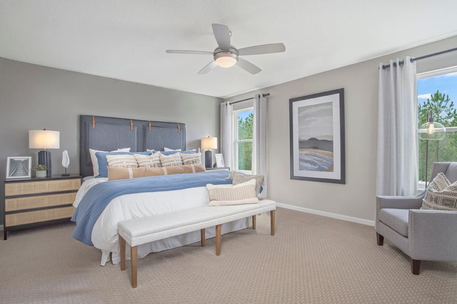 Representative furnished interior of a home built from the 2387 by KB Home in Sebastian Oaks, St. Augustine (Image 7). Representative furnished interior of a home built from the 2387 by KB Home in Sebastian Oaks, St. Augustine (Image 7).