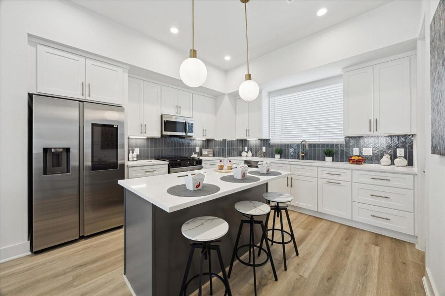 Furnished interior view inside a new home in , Houston (Image 12).