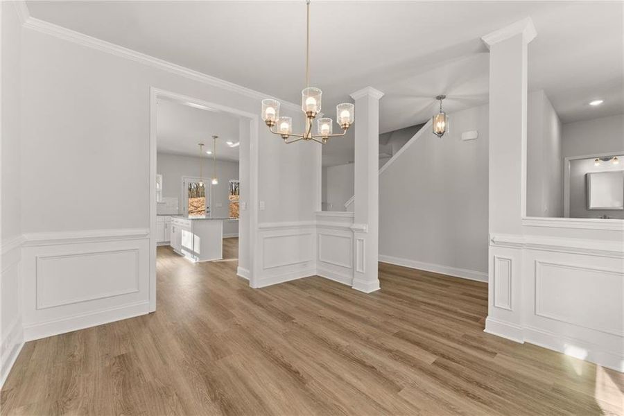 Spacious, unfurnished interior of a new home in The Fields of Walnut Creek, Pendergrass (Image 18).