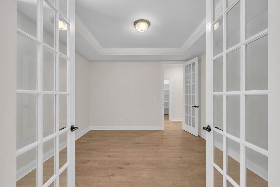 Representative unfurnished interior of a home built from the The Bradley by RobuckHomes in Baylee Ridge, Selma (Image 31). Representative unfurnished interior of a home built from the The Bradley by RobuckHomes in Baylee Ridge, Selma (Image 31).