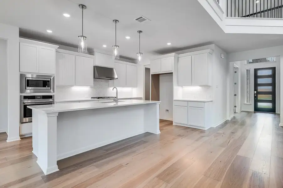 Furnished interior view inside a new home in Santa Rita Ranch, Liberty Hill (Image 2).