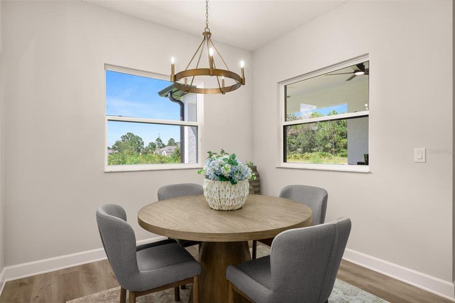 Furnished interior view inside a new home in , Sebring (Image 50).