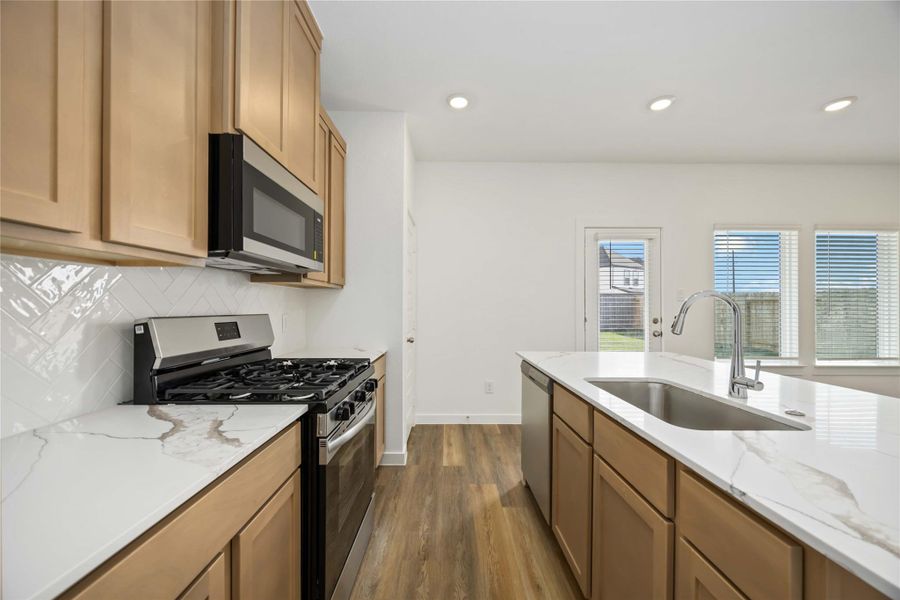 Furnished interior view inside a new home in Pinehaven, Houston (Image 6).