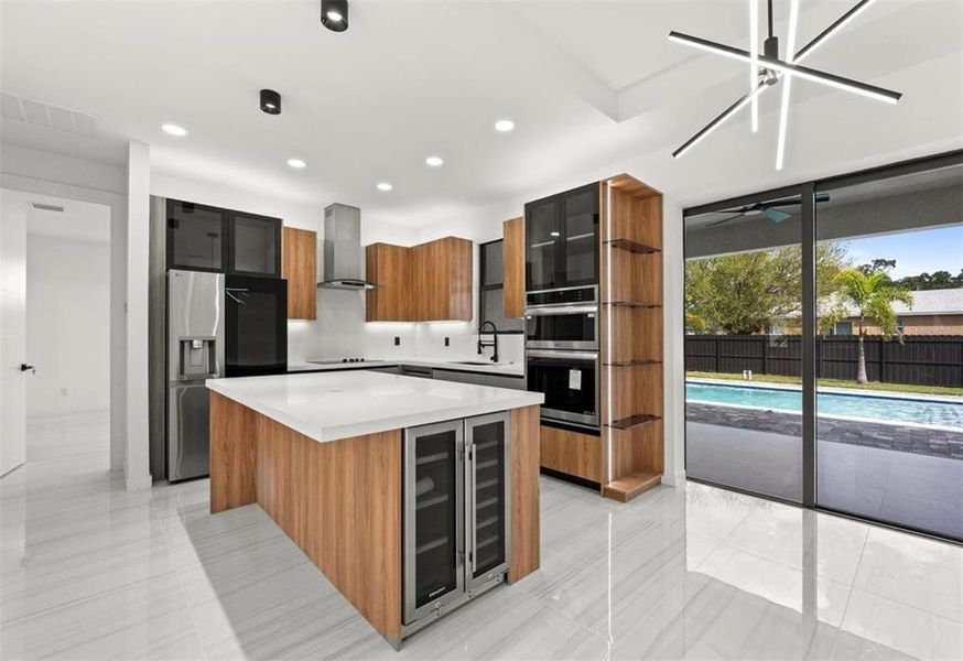 Furnished interior view inside a new home in , Cape Coral (Image 15). Furnished interior view inside a new home in , Cape Coral (Image 15).