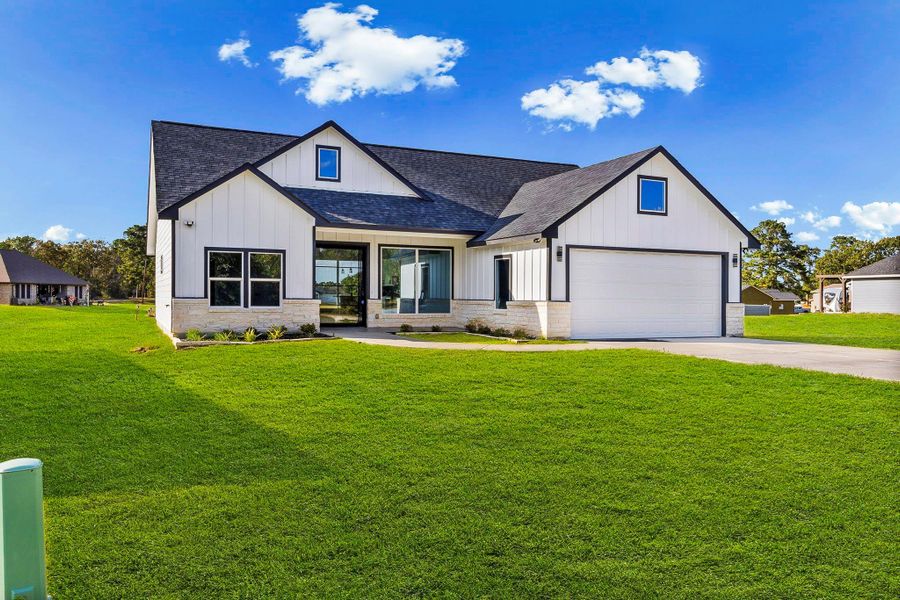 Front view of home. Front view of home.