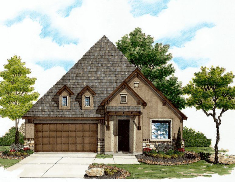 Image 10 representing the 2830 by Texas Homes in The Enclave at Potranco Oaks, San Antonio, TX.