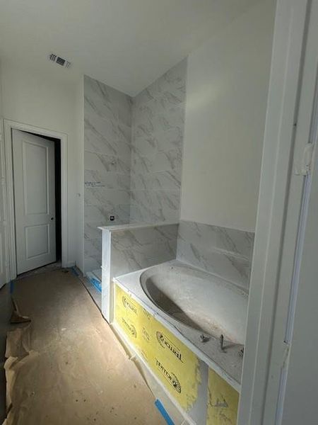 Walk-in Shower & garden tub in Primary Bath