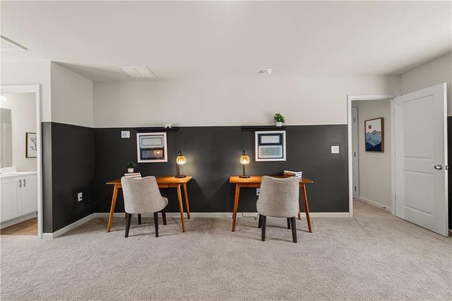 Furnished interior view inside a new home in Walden Park - The Retreat, Jonesboro (Image 37).