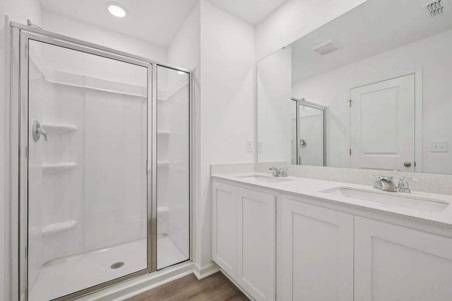 Primary Bath featuring the AW Collection® Timeless - Clean lines and graceful, polished details.