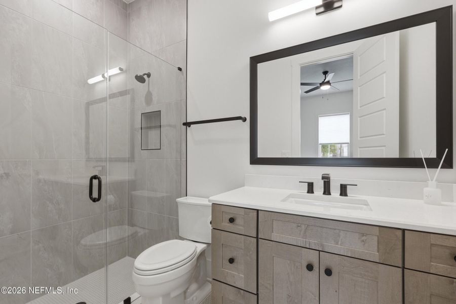Furnished interior view inside a new home in Seven Pines 70' Rear Entry, Jacksonville (Image 48).