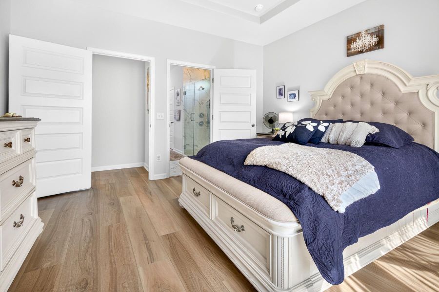 Furnished interior view inside a new home in Horizons at Summers Corner | 55+, Summerville (Image 38).