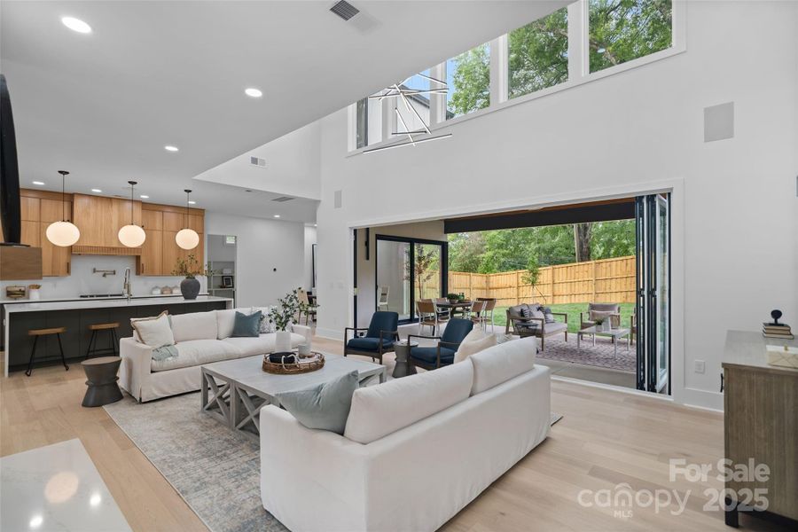 Furnished interior view inside a new home in , Charlotte (Image 39).