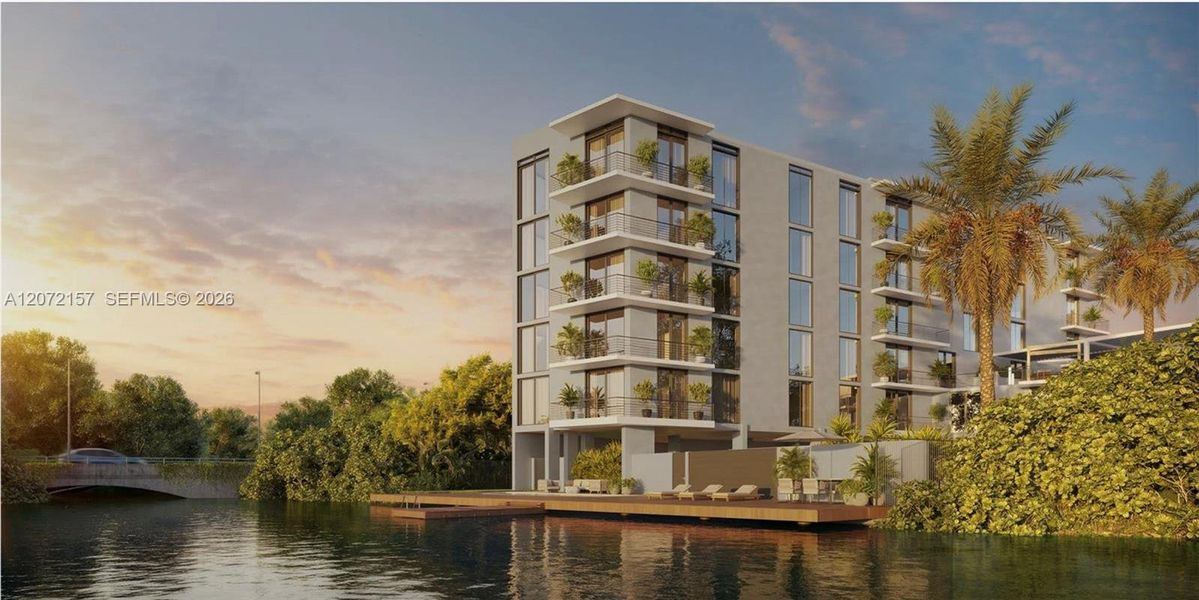 Condo located in Miami, FL showcasing its design and architecture (Image 3).