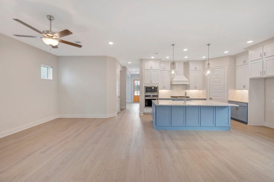 Furnished interior view inside a new home in Two Step Farm - Landmark Row Collection, Montgomery (Image 9).