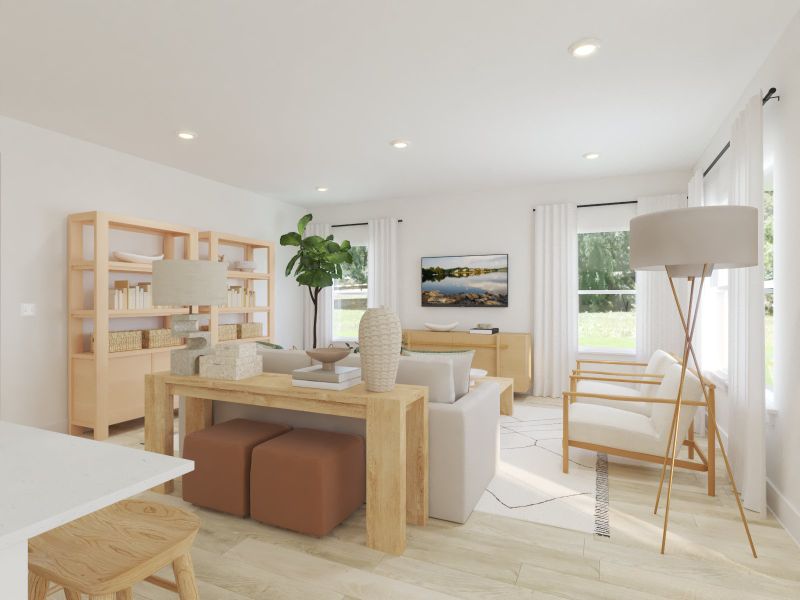 Furnished interior view inside a new home in Avery Farms - Legacy Series, Murfreesboro (Image 4).