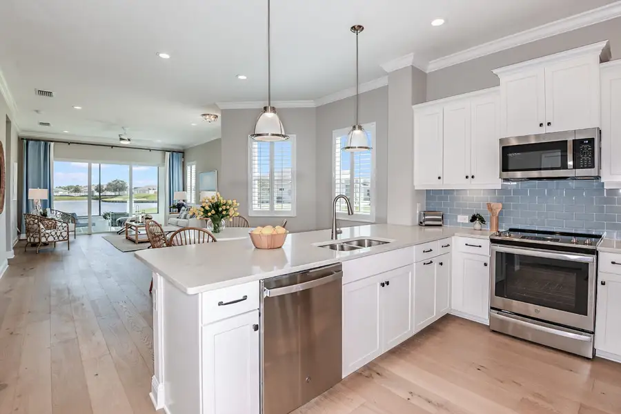 Furnished interior view inside a new home in Kings Gate, Punta Gorda (Image 4).
