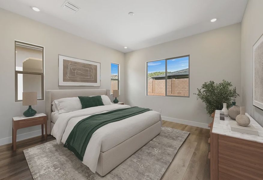 Virtually Staged Trilogy Ridgecrest Discover HS 124 Primary Bed - 11 of 23