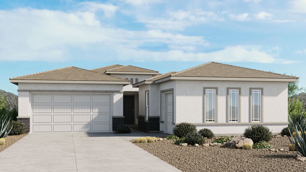 Representative exterior photo of a completed home built from the Camelback by Taylor Morrison in Ladera Trails, Peoria, AZ (Image 3).