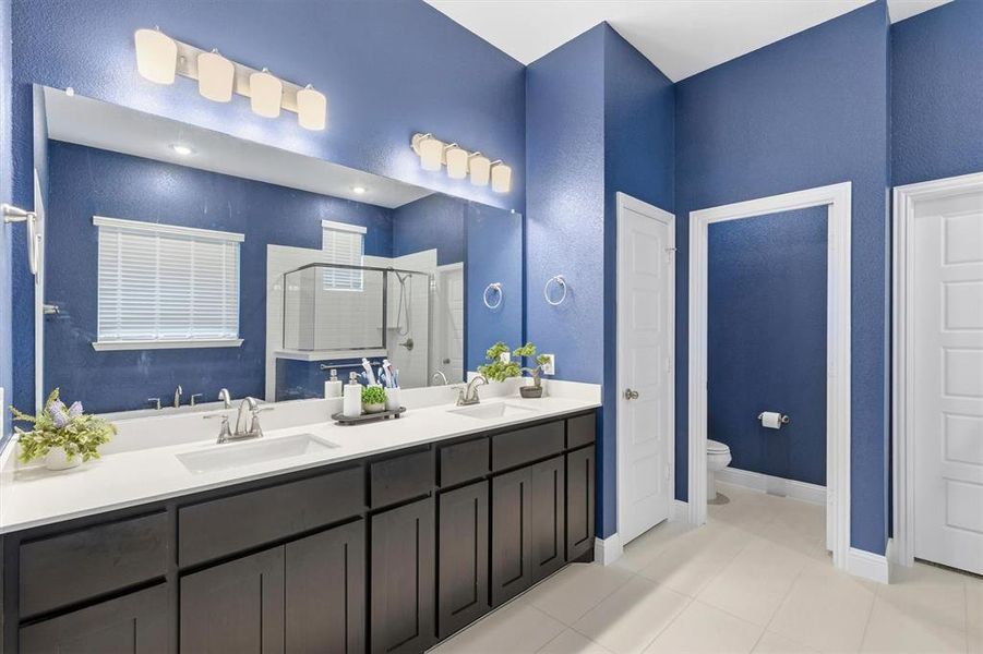 Furnished interior view inside a new home in Kentsdale Farms, DeSoto (Image 25).