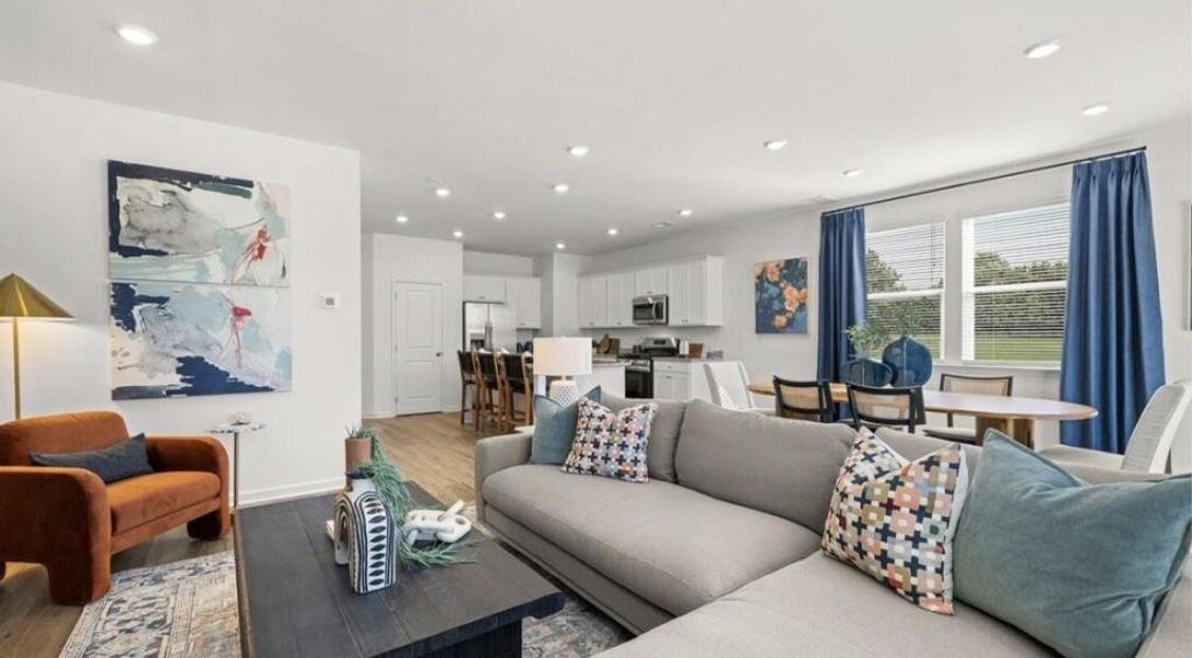 Furnished interior view inside a new home in Towns at Ivy Creek, Buford (Image 17).