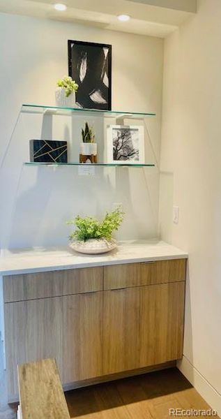 Cool Dry Bar on main level! Wet Bar downstairs