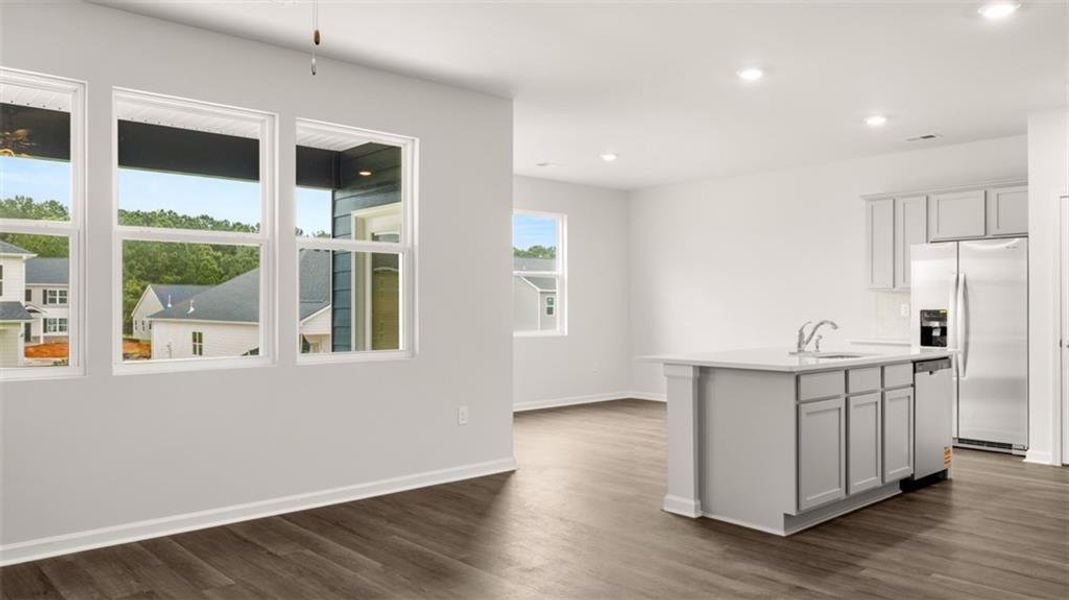 Spacious, unfurnished interior of a new home in Preserve at Dove Creek, Statham (Image 22).