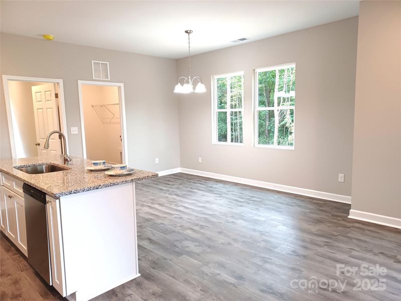Furnished interior view inside a new home in , Statesville (Image 4).