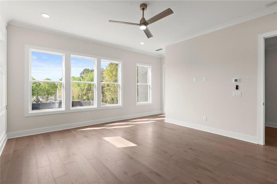 Spacious, unfurnished interior of a new home in The Gathering – Alpharetta, Alpharetta (Image 48).