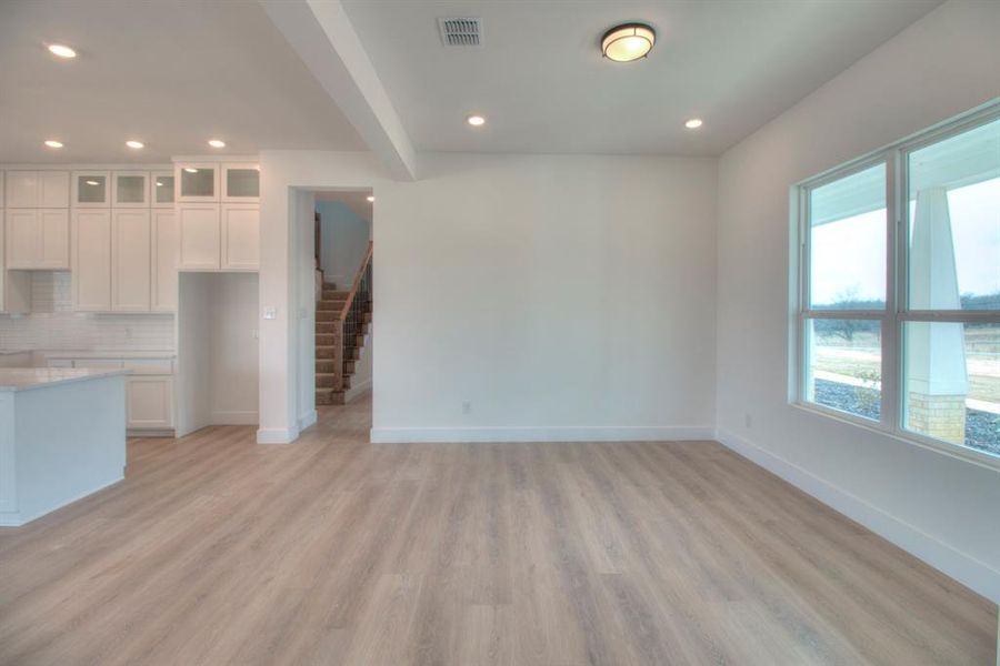 Spacious, unfurnished interior of a new home in , Sunset (Image 37).