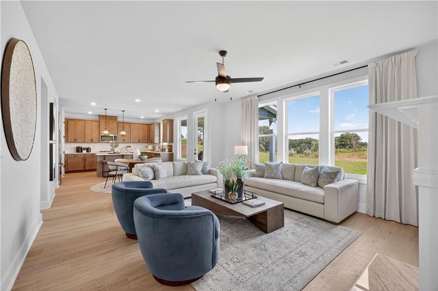 Furnished interior view inside a new home in , Gainesville (Image 31).