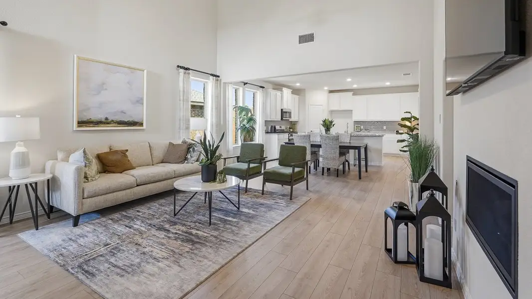 Furnished interior view inside a new home in Winchester Crossing, Princeton (Image 4).