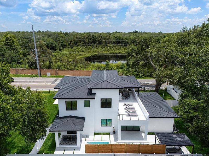 Front exterior of a new home in , Tampa, FL, highlighting curb appeal (Image 23).