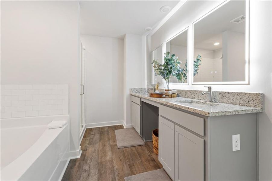 Furnished interior view inside a new home in Southern Hills, McDonough (Image 15).