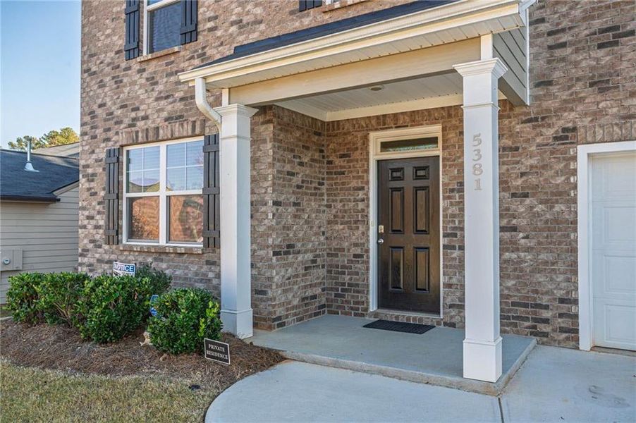 Exterior details and patio area of a home in , Stonecrest (Image 4).