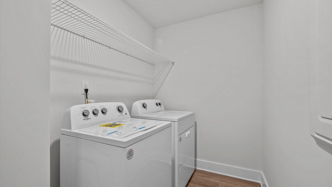 Representative furnished interior of a home built from the Jasmine by DRB Homes in Harrier Point, Woodruff (Image 22).