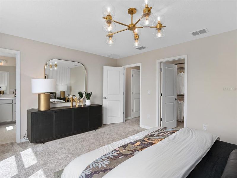 Furnished interior view inside a new home in EverBe, Orlando (Image 15). Furnished interior view inside a new home in EverBe, Orlando (Image 15).