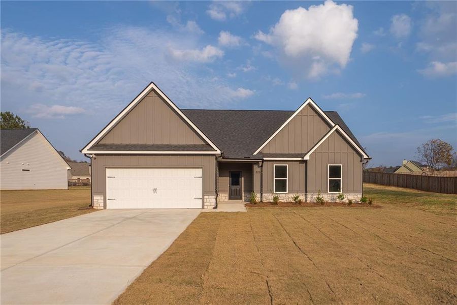 Front exterior of a new home in , Good Hope, GA, highlighting curb appeal (Image 19).