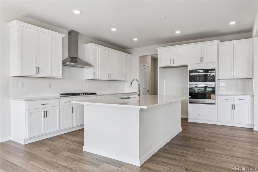 Furnished interior view inside a new home in Prestige Collection at Parkdale Commons, Lafayette (Image 5).