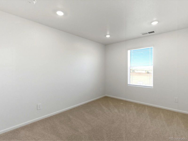 Spacious, unfurnished interior of a new home in Buffalo Highlands: The Flora Collection, Commerce City (Image 22).