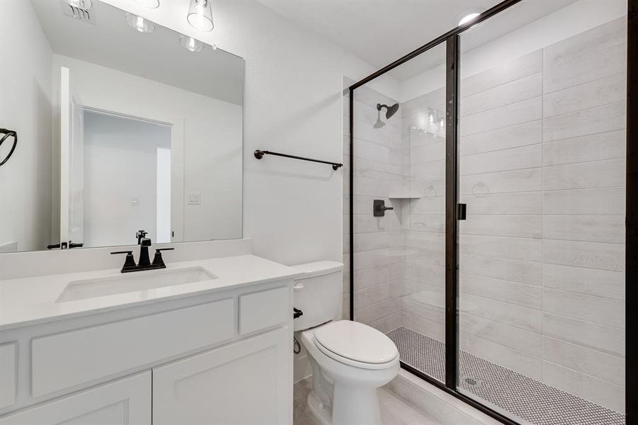 Furnished interior view inside a new home in Fields - 40' Lots, Frisco (Image 8). Furnished interior view inside a new home in Fields - 40' Lots, Frisco (Image 8).