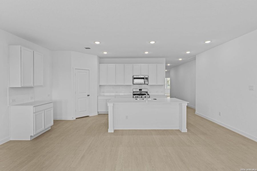 Furnished interior view inside a new home in Waterwheel, San Antonio (Image 9).