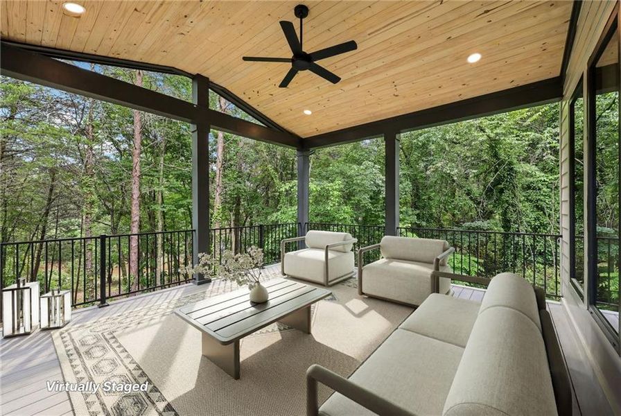 Exterior details and patio area of a home in , Cumming (Image 40).